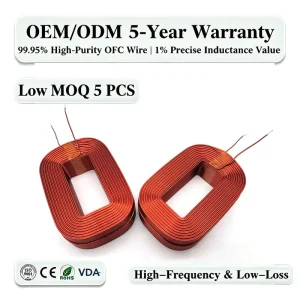Rapid Prototyping Custom Air Core Inductor Coil Sample Based Copper Winding for Fast Product Development Electronic Innovation