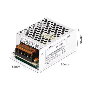 Reliable 15W Switching Power Supply 12V 1.3A for LED Lighting