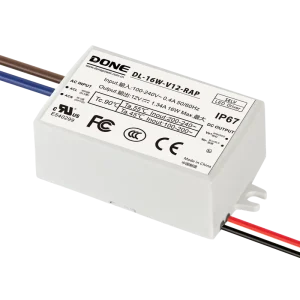 Reliably for RAP Series 16W 12V IP67 Waterproof Class II LED Driver Landscape Outdoor Signage Lighting Power Supply 2KV
