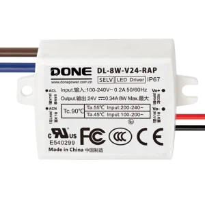 Reliably for RAP Series 8W 24V IP67 Waterproof Class II LED Driver Landscape Outdoor Signage Lighting Power Supply 3 Year