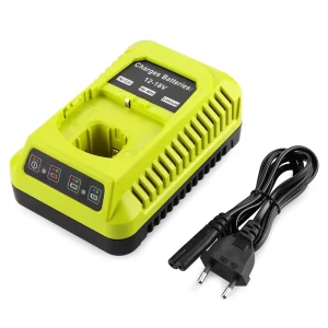 Replacement Ryobi P117 P118 Charger for Ryobi 18V Battery Dual Chemistry Fast Lithium NiCd NiMH Battery Charging Station 18V 12V