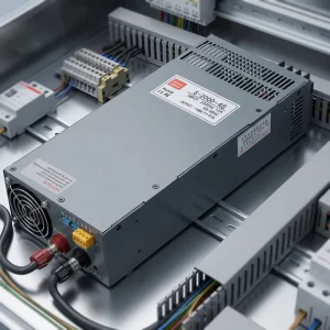 S-2000-48 2000W 48VDC 42A Single Output Power Supply with 110VAC/220VAC Input and 85% Efficiency for Industrial Applications