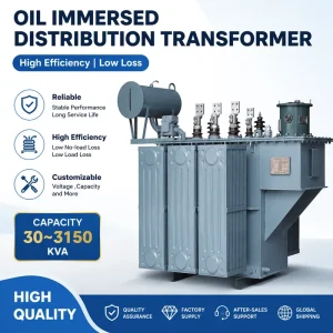 S11 S13 11kV 22kV 33kV Three Phase Pole Mounted Oil Immersed Distribution Transformer 10kVA 20MVA Copper Winding