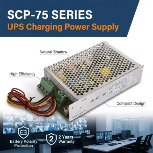 SCP 75 12V 24V UPS Power Supply with DC Battery Charger Function Switching Power Supply