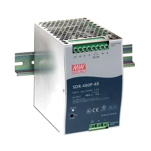 SDR 480P 48 480W 48V 10A Single Industrial Din Rail DC Switching Power Supply