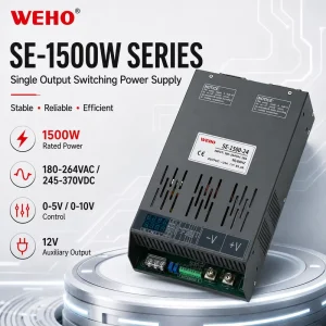 SE Series 1500W AC to DC 31.3A 48V Adjustable 24-48V Lithium Iron Phosphate Battery Charger Power Supply