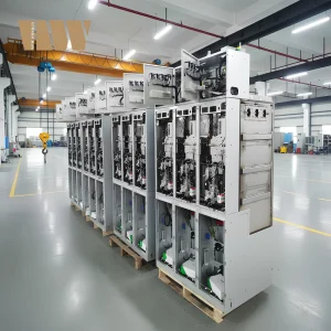 SF6 Gas Insulated Ring Main Unit RMU 12kV 630A IP67 3 Phase Metal Clad Switchgear for Power Distribution