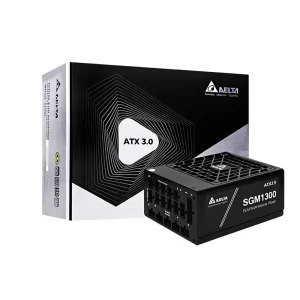 SGM1300W Black Single-Channel 12V Platinum Full-Mode Full-Voltage 20+4Pin Desktop Computer Power Supply