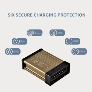 SKD Hot Selling Rainproof 400W 12V 24V AC DC IP45 Aluminum Housing Led Power Supply for LED Signage Lighting with BIS Switching