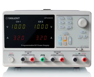 SPD3303C Programmable DC Power Supply 3-Channel 220W Triple Output Adjustable Lab Bench Power Source