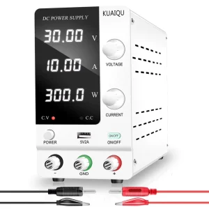 SPPS-C3010 30V 10A Benchtop DC Regulated Power USB Interface 24V 5V Adjustable Switching Lab Testing Variable Power Supply