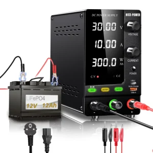 SPPS3010C Type-C Quick Charge Battery Charging 8V 12V 24V 10A Variable Voltage DC Power Supply Switching Regulator Repair Power
