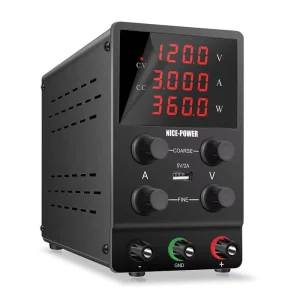 SPS3010 Adjustable 120V 3A Variable Regulator Laboratory Bench DC Power Supply Digital