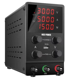 SPS305 30V 5A Black LED Digital Adjustable Variable Laboratory Bench Power Supply Variable Voltage Regulator