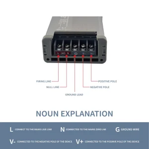 SRP Rainproof 60W 12V/24V AC-DC IP45 Aluminum Housing LED Power Supply for LED Signage Lighting with BIS Switching