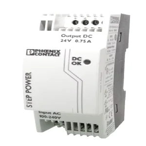 STEP Power DIN Rail Supply STEP-PS/1AC/24DC/0.75 2868635 Industrial Automation