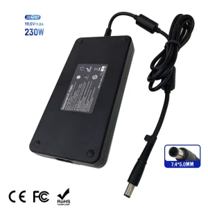SUIBO 230W 19.5V 11.8A PD Laptop Power Supply Adapter OTP/OVP Protection Plug-in DC Port Universal Uninterruptible