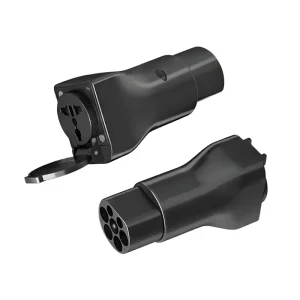Schuko Adapter V2L Type 2 to EU Socket Waterproof IP67 for EV Outdoor Camping Emergency Power Discharge Kit