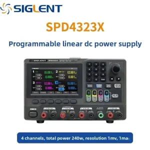 Siglent Linear Programmable DC Power Supply SPD4323X 4121 4306 Four Channel High Accuracy High Precision Five Digit Display