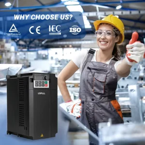 Single Phase 0.75KW VFD Inverter 220V AC Drive Vector Compressor Motor IP20 CE