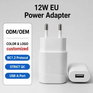 Single Port BC 12W Fast Charge Wall Charging Head Portable Use Smartphones Cellular Phones Digital Devices