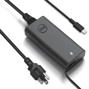 Slim 65W 90W USB-C Laptop Charger 20V 3.25A 4.5A Power Supply for Chromebook USB-C AC Adapter
