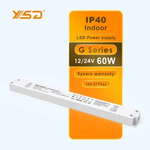 Slim IP44 Wall Light Indoor 12V 24V Linear LED Driver Switching Power Supply for Light Box Bathroom Mirror