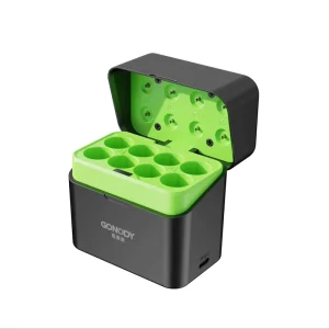 Smart LCD Display Charging Stand for AA AAA Rechargeable Li ion NiMH Cells 15W Output for Wireless Mouse 1.5V Battery Charger