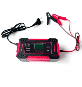 Smart Lithium Battery Charger for Car Motorcycle Scooter LCD Display SCP Technology CE FCC Certified 130W Output Fireproof UK