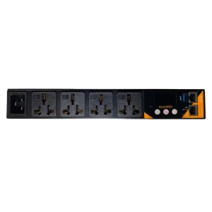 Smart PDU 220V 16A Universal 8-Outlet OLED Monitoring Temp-Humidity USB MQTT HTTPS RS485 IR Timing Data Center Customizable