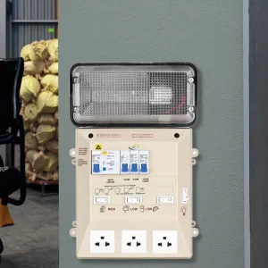 Smart Power Distribution Unit Ready Board Wall Socket Surge Protection Plastic IP22 2 Outlets 13A Residential Use IGRB-09