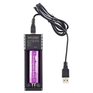 Smart USB Battery Charger with Universal USB Port for 3.7V 21700 14500 18650 26650 1.2V Ni-MH Battery Charger