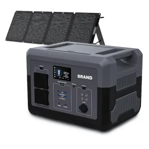 Solar Energy System 1500W 2400W 3000W 5000W LiFePO4 Outdoor Solar Generator Portable Power Station