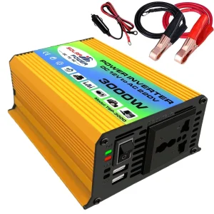 Solar Power System 500W On-Grid Inverter Car Tray DC 12V to AC 220V Portable Power Station Solar Panel Charge Controller