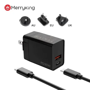 Source Factory Interchangeable Universal Plug USB C PD 30W Adapter