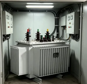 Special Three Phase Oil Immersed Transformer Customized to Convert 400V Dual Low Voltage 1500KVA High Efficiency Small Footprint