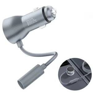 Starlink Mini 60W 2A Car Charger 12V-30V Digital DC Female Step-up Power Supply Adapter