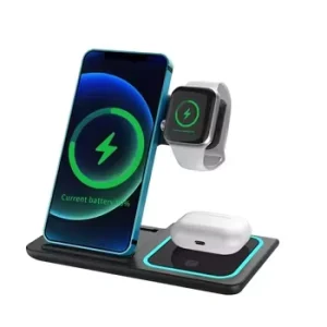 Strong Magnetic 3 in 1 Wireless Charger for iPhone 17 15 14 Fast Charging for Watch 8 7 SE Wireless Charger for Headphone