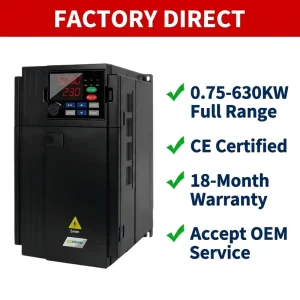 Submersible Centrifugal Pump VFD 2.2KW 3.7KW 5.5KW 7.5KW 11KW 380V Three Phase Frequency Inverter PID Control