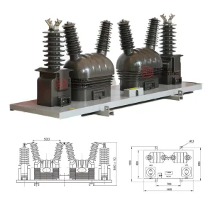 Substation Metering 35kV JLSZW-35 100/5A 35000/100V 0.2S Class Combined Instrument Transformer