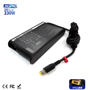 Suibo 230W 20V 11.5A USB Plug In Laptop Power Adapter PPS OVP OTP OCP Protection CE FCC RoHS Certified for Gaming Notebook