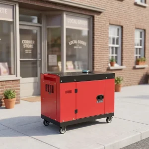 Super Silent Air Cooled Diesel Generator Set ATS 12V DC Electric Start 220V 380V Home Backup Power Multiple Protections