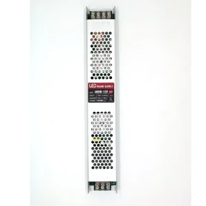 Super Slim Led Power Supply 190-240Vac 12V 400W 89% Efficiency Short Circuit Overcurrent Protections for Commercial Lighting