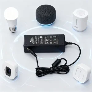 Supplier Manufactured 12V 5A 60W Switching Power Supply Adapter for Modem and Laptop Charger with Tip