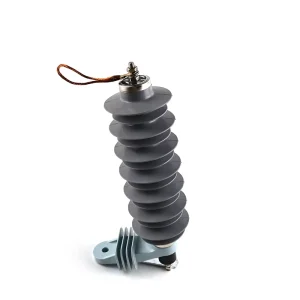 Surge Arrester /33kV Silicone Rubber Metal Oxide Lightning Arrestor with IP68 Rating and 40kA Withstand