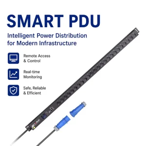 Switched PDU Power Distribution Unit with Ethernet and LCD Display for Server Room and Network Cabinet