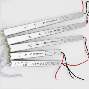 Switching LED Power Supply 24W 72W Slender Strip 24V Frequency DC 24W 72W Input 100V 250V 1A 3A Current Output