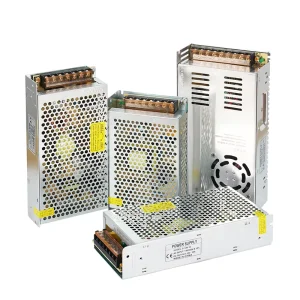 Switching Power Supply 12V 10A 120W AC DC Single Output Overload Overtemp Protections High Efficiency 80-90% AC 110/220V