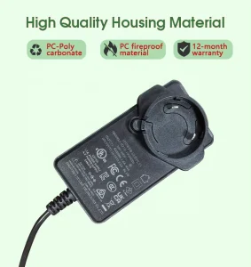 Switching Power Supply 24V 3A US EU UK AU Interchangeable Ac Heads Power Adapter