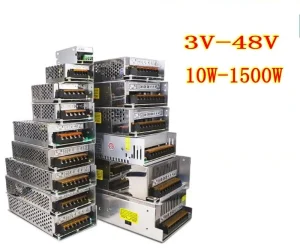 Switching Power Supply DC 3V~48V 10W 1500W 3V 5V 12V 24V 36V 42V 48V for inkjet printer